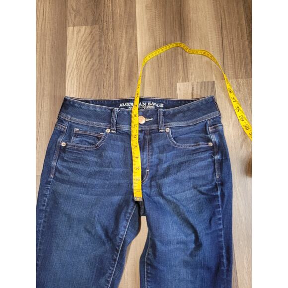 American Eagle Super Stretch Low-Rise Kick Boot Jeans Women's Size 8 regular - Picture 8 of 9